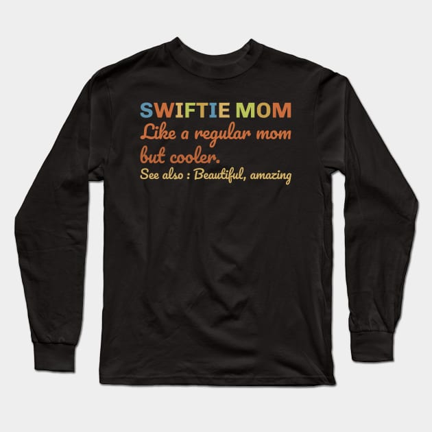 Swiftie Mom Valentine Day Vintage Long Sleeve T-Shirt by GKalArt
